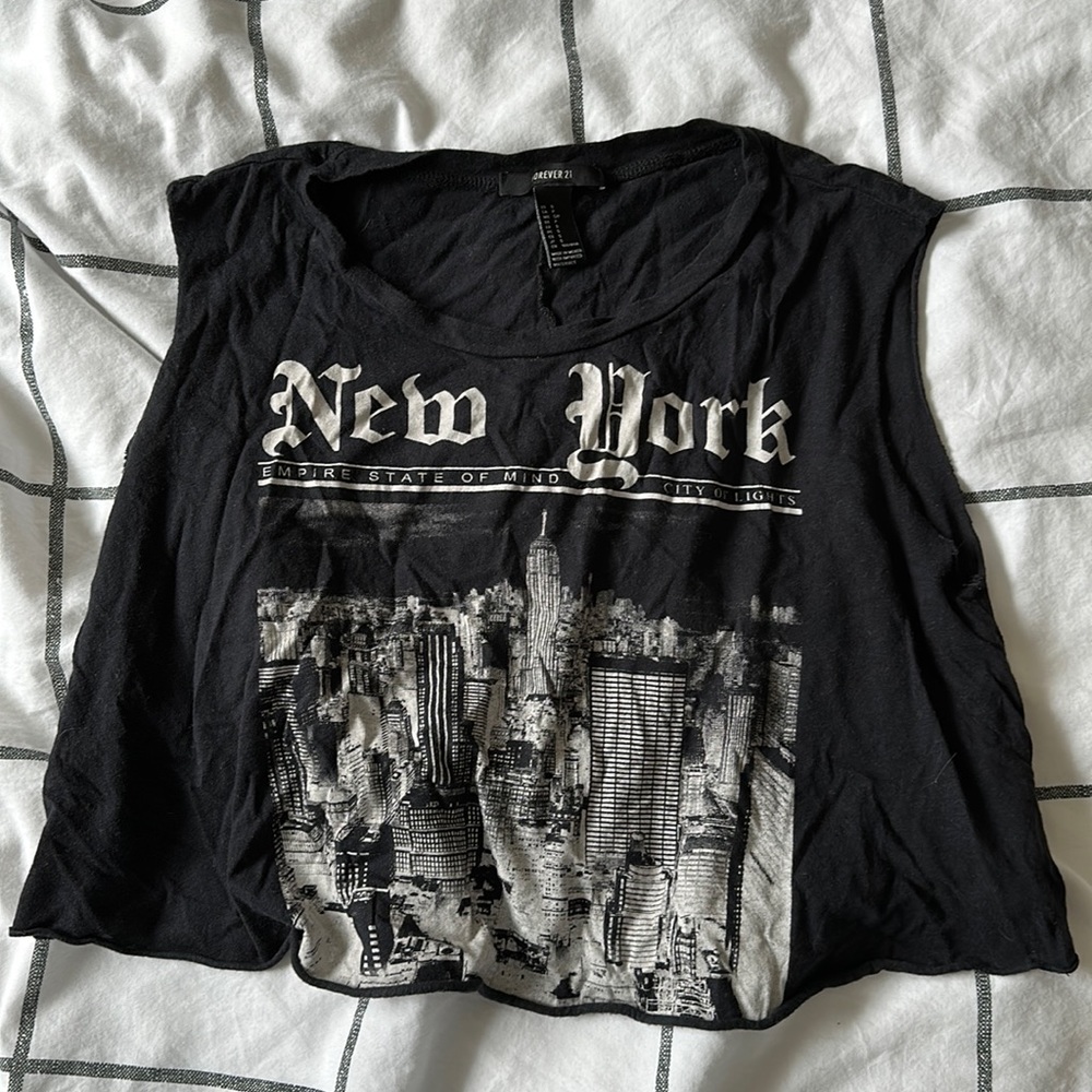 Sexy cute black crop tank